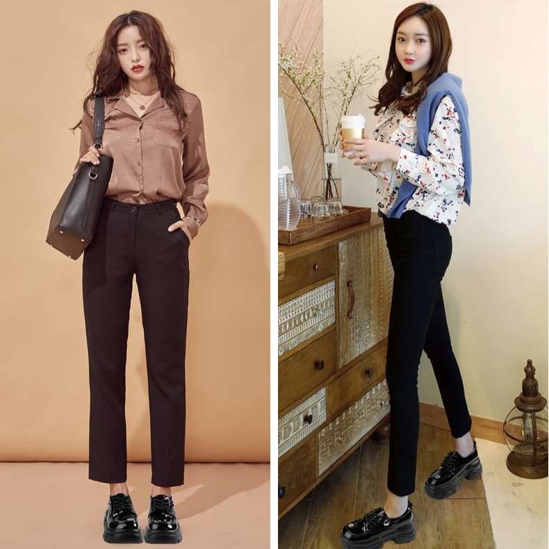 ローファーレディース 上品モダン厚底カジュアルレースアップシューズ