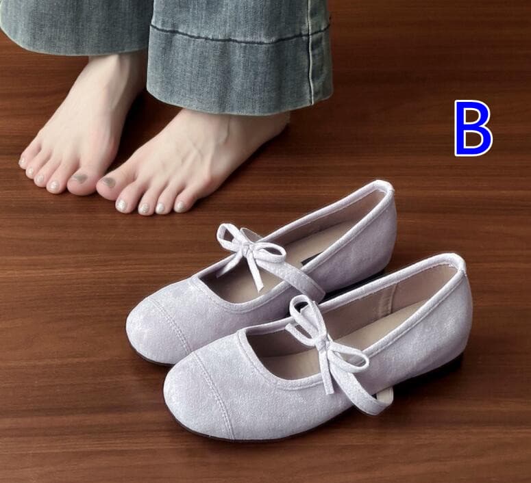 ローファーレディース タッセルローファー レディース ラウンドトゥ リボン付き靴