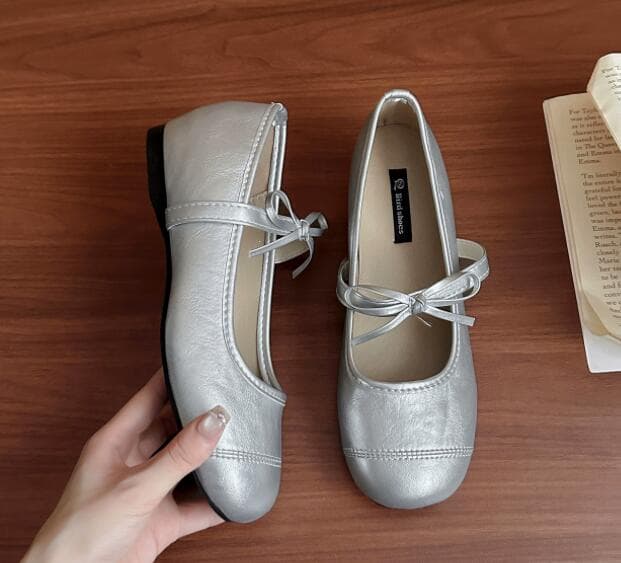 ローファーレディース タッセルローファー レディース ラウンドトゥ リボン付き靴