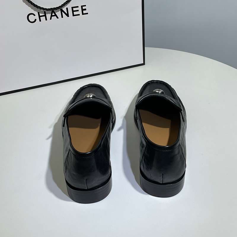 ローファーレディース リボン付きシンプル快適ローファー